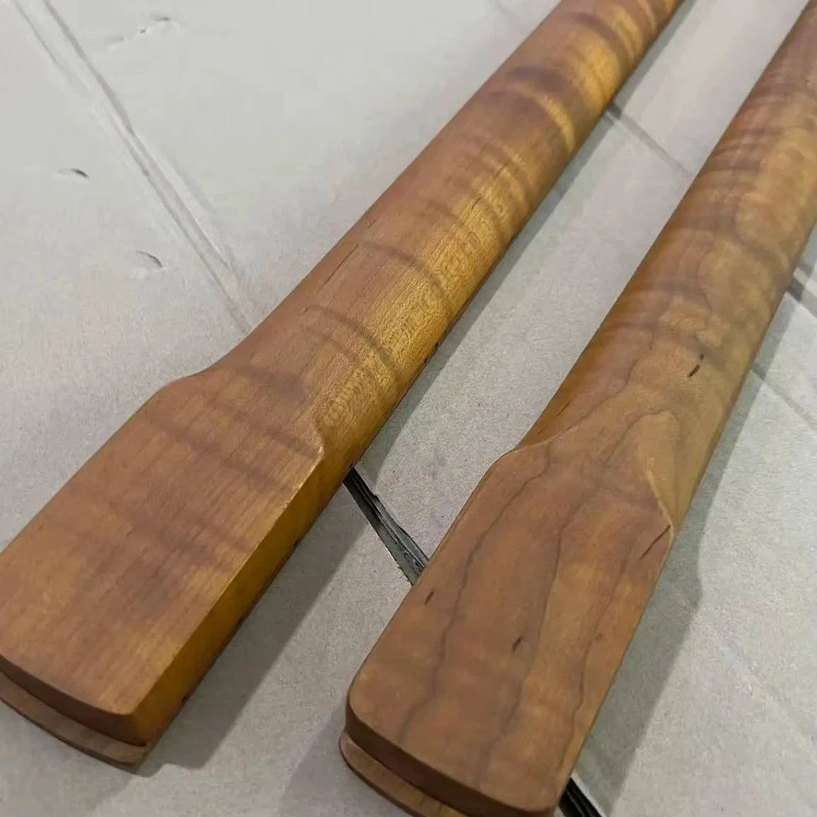 Flame Maple Guitar Neck Roasted Maple Fretboard 22 Frets Fit ST