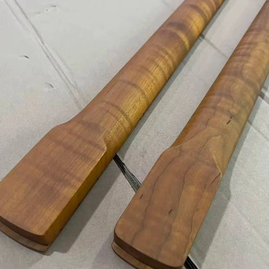Flame Maple Guitar Neck Roasted Maple Fretboard 22 Frets Fit ST
