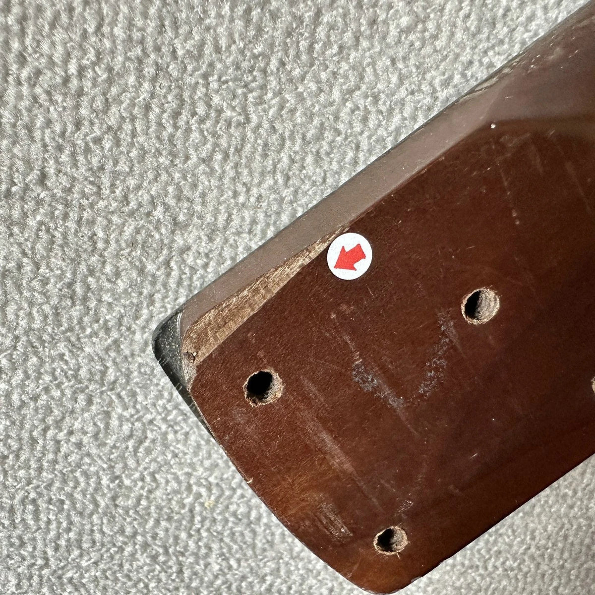 Guitar Neck, 24 Frets, 648mm, Right Hand, Roasted Maple Wood