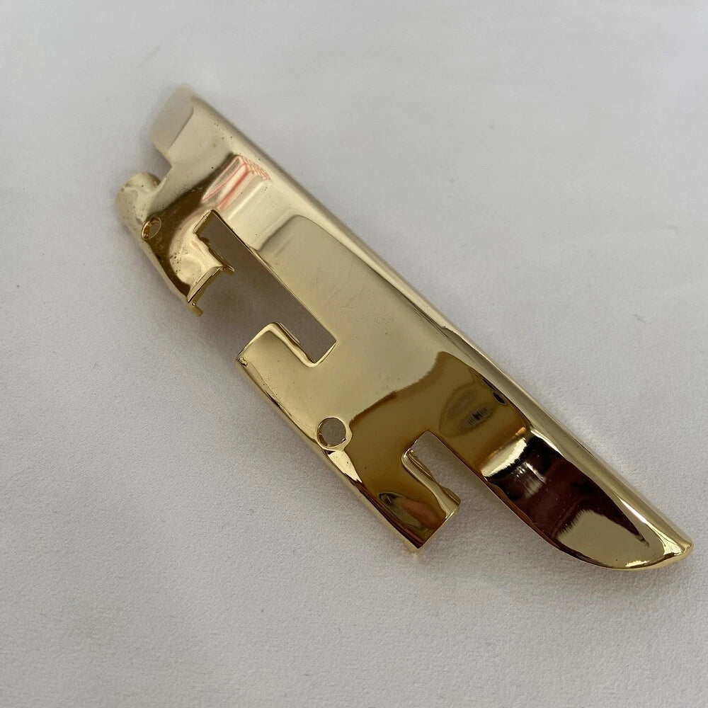 Vintage Gold Engraved Banjo Arm Rest Holder