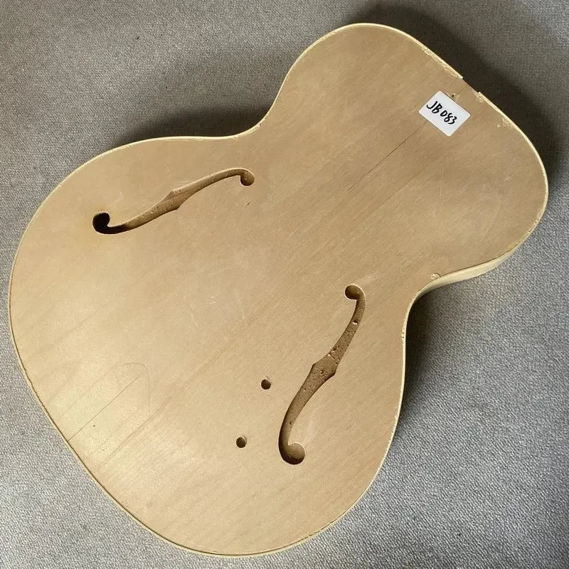 Unfinished Hollow Maple Jazz Guitar Body