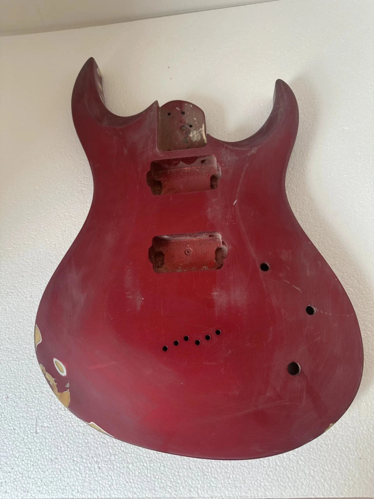Metal Red Special Shape Guitar Body DIY Project