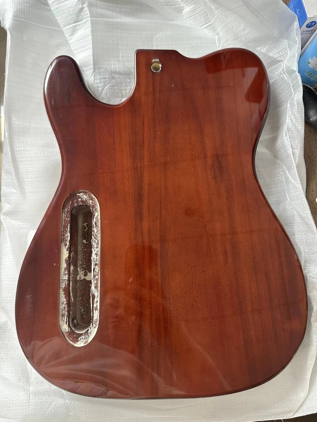 Paulownia Guitar Body with Ash Top Fit Tele Telecaster