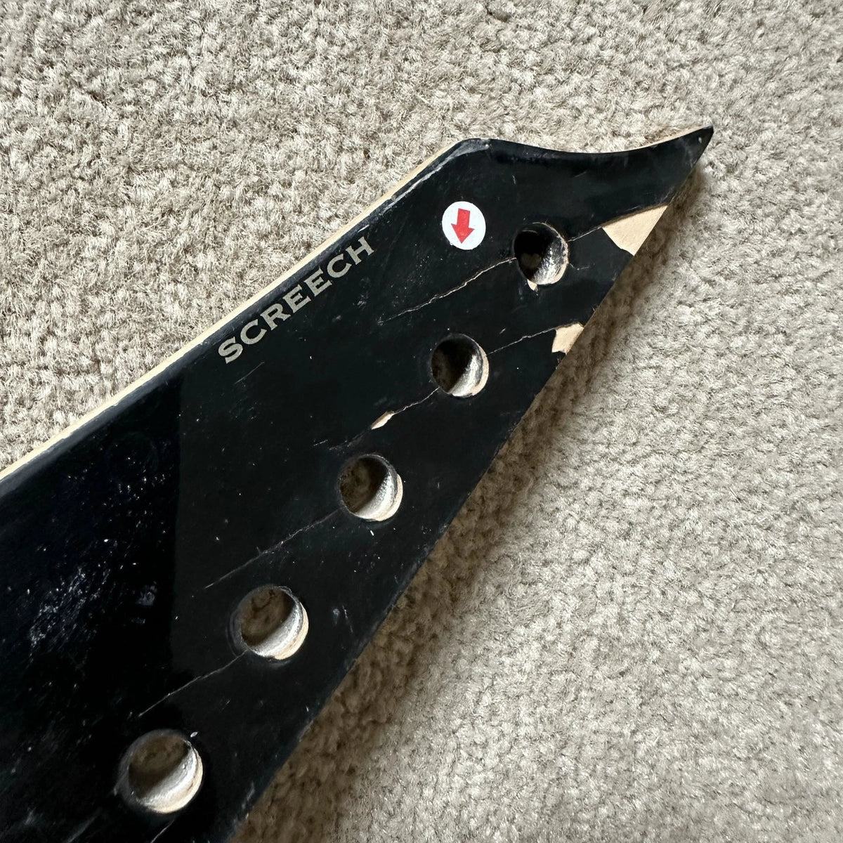 Reversed Head Guitar Maple Wood Neck, 24 Frets Rosewood Fingerboard