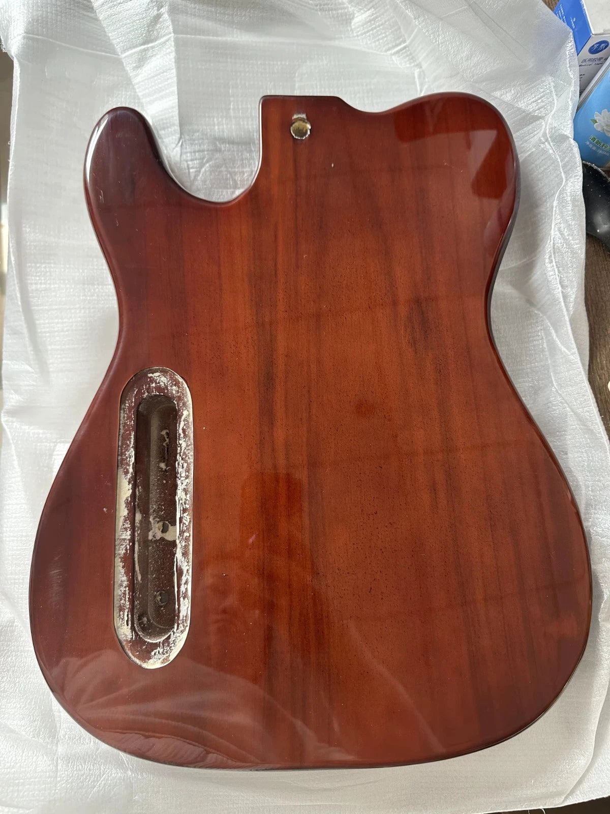 Paulownia Wood Custom Finish Guitar Body in Sunburst Fit Tele TL