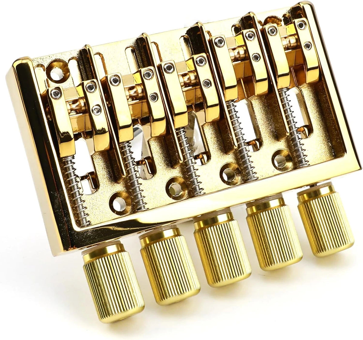 Gold 5 String Headless Bass Bridge System