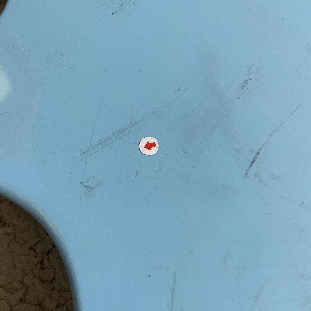 Light Blue Mini Guitar Single Cutaway Body DIY Project