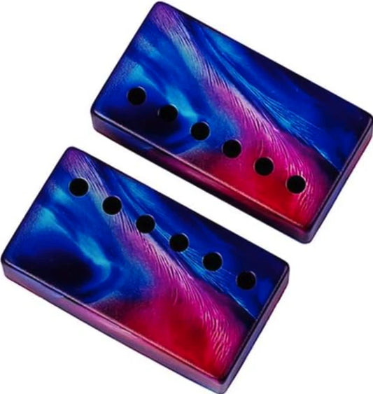 Blue Rainbow Guitar Humbucker Pickup Covers 50/52MM Fit Epiphone Les Paul LP SG