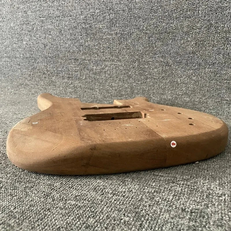 Mahogany Wood Electric Bass Unfinished Body DIY Project