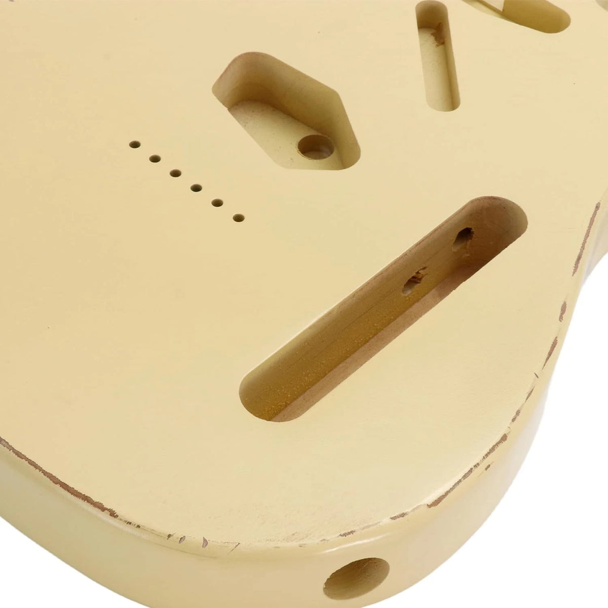 Aged Cream Finish Guitar Alder Wood Body For Telecaster Tele