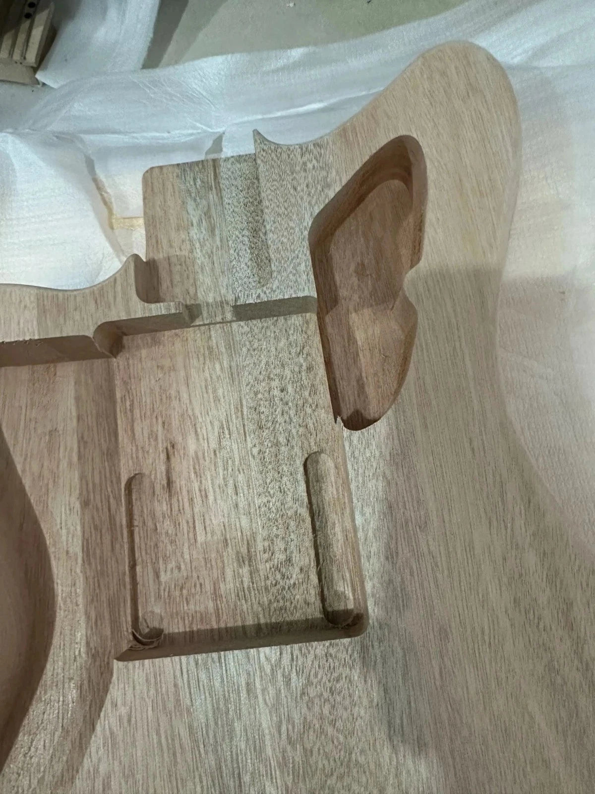 Left Handed Mahogany Wood Guitar Body Fit Jazzmaster Guitars