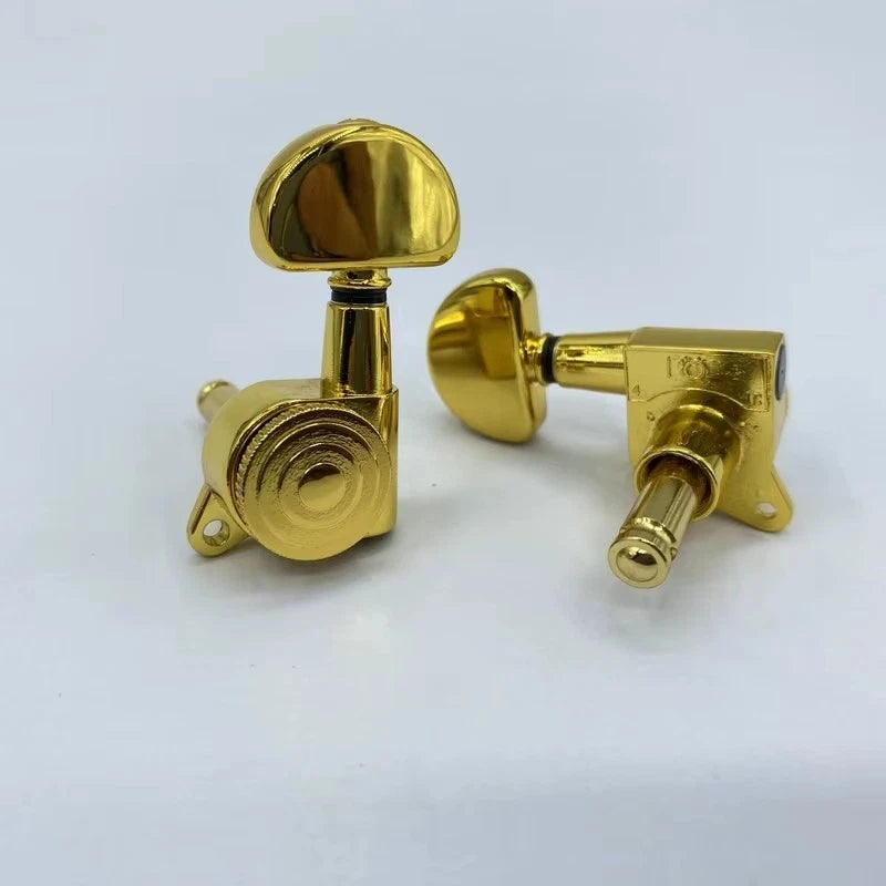 L3R3 Electric Guitar Locking Tuning Pegs Machine Heads Set, Gold