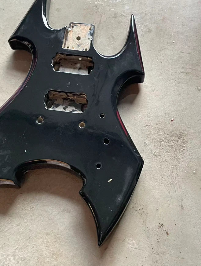 Black DIY Glossy Finish Guitar HH Body Fit Beast Project