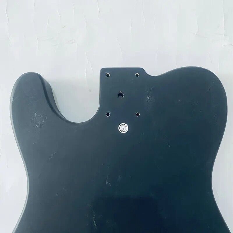 Black Single Cut Basswood Custom Guitar DIY Project Body Fit Telecaster Tele