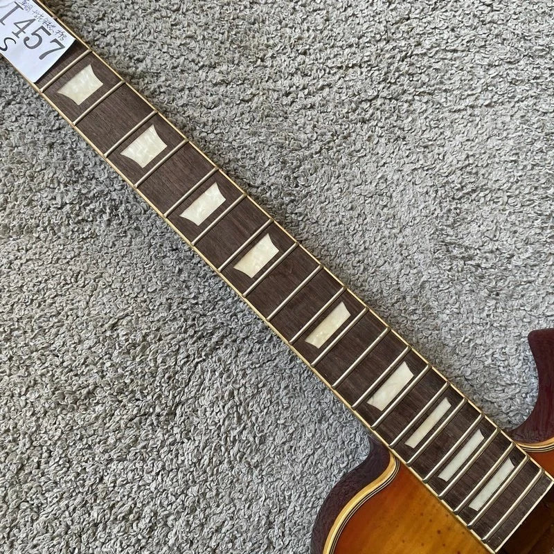 Cherry Burst DeVile Guitar Mahogany Body Rosewood Fingerboard Neck
