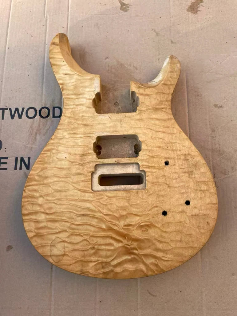 Quilted Maple Top HH Guitar Body Fit PRS DIY Project