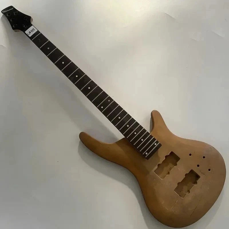 5 String Electric Bass Basswood Body with Maple Neck, Rosewood Fretboard