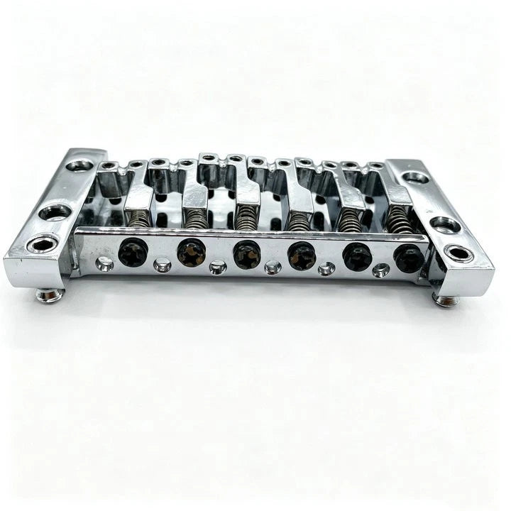 Custom Fixed Hardtail Guitar Bridge with Adjustable Saddles