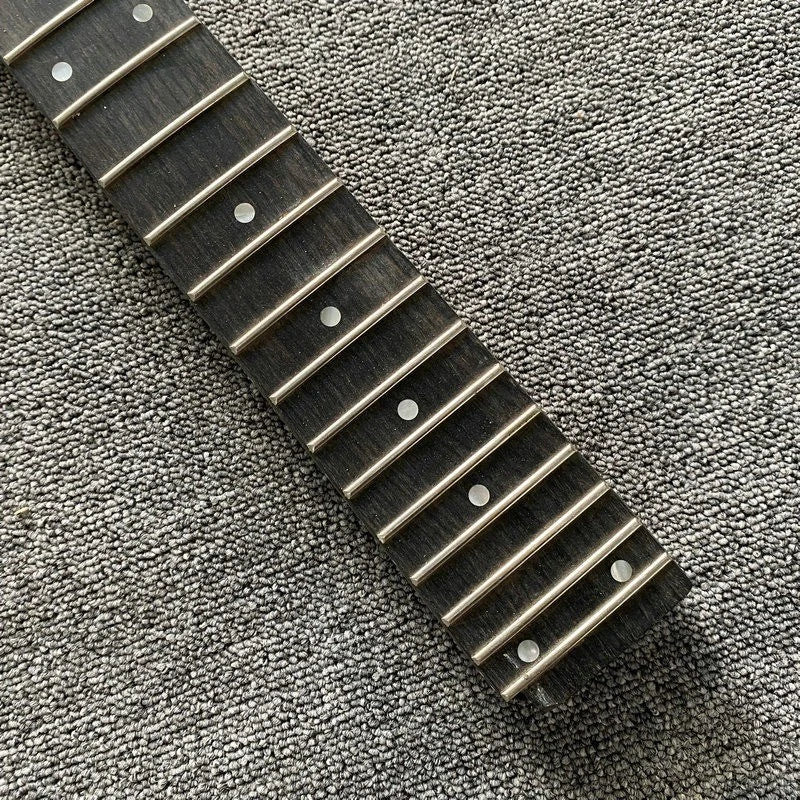Maple Wood 4 String Bass Neck, Rosewood Fretboard 24 Frets