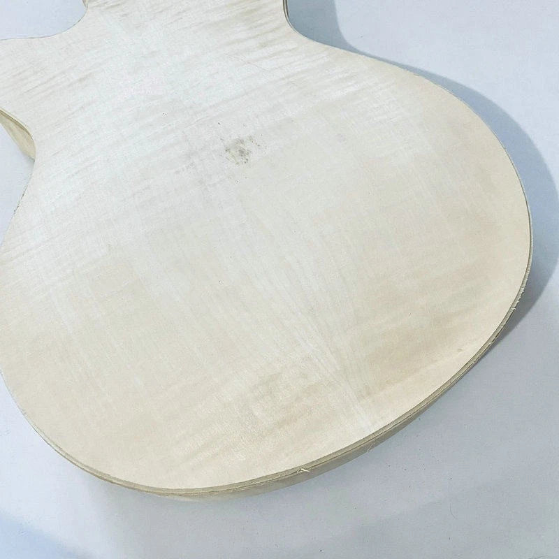 Single Cut Hollow Jazz Guitar Unfinished Body DIY Project
