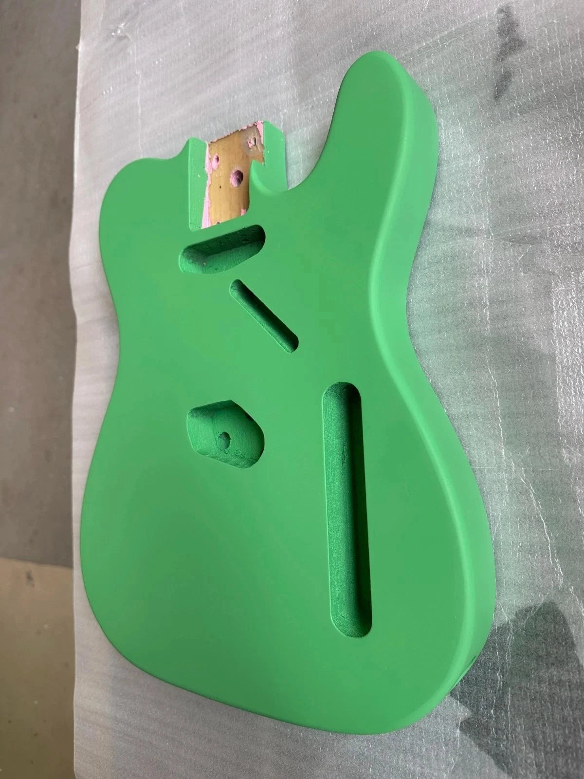 Light Green Guitar Paulownia Wood Body Fit TL Tele