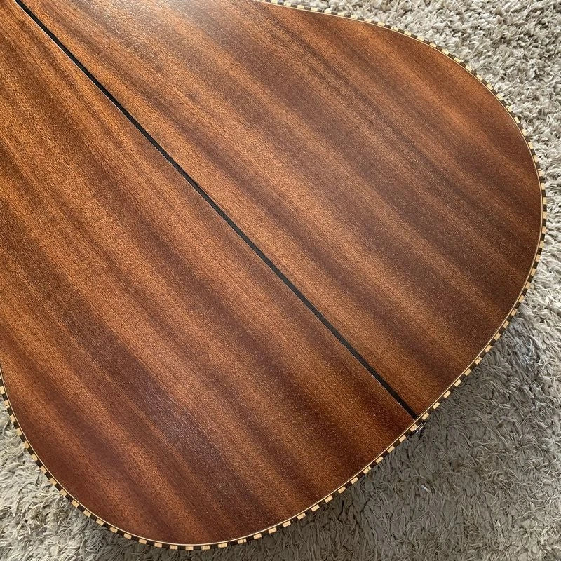 10 String Crossover Acoustic Electric Guitar, Solid Red Pine Top, Mahogany Neck