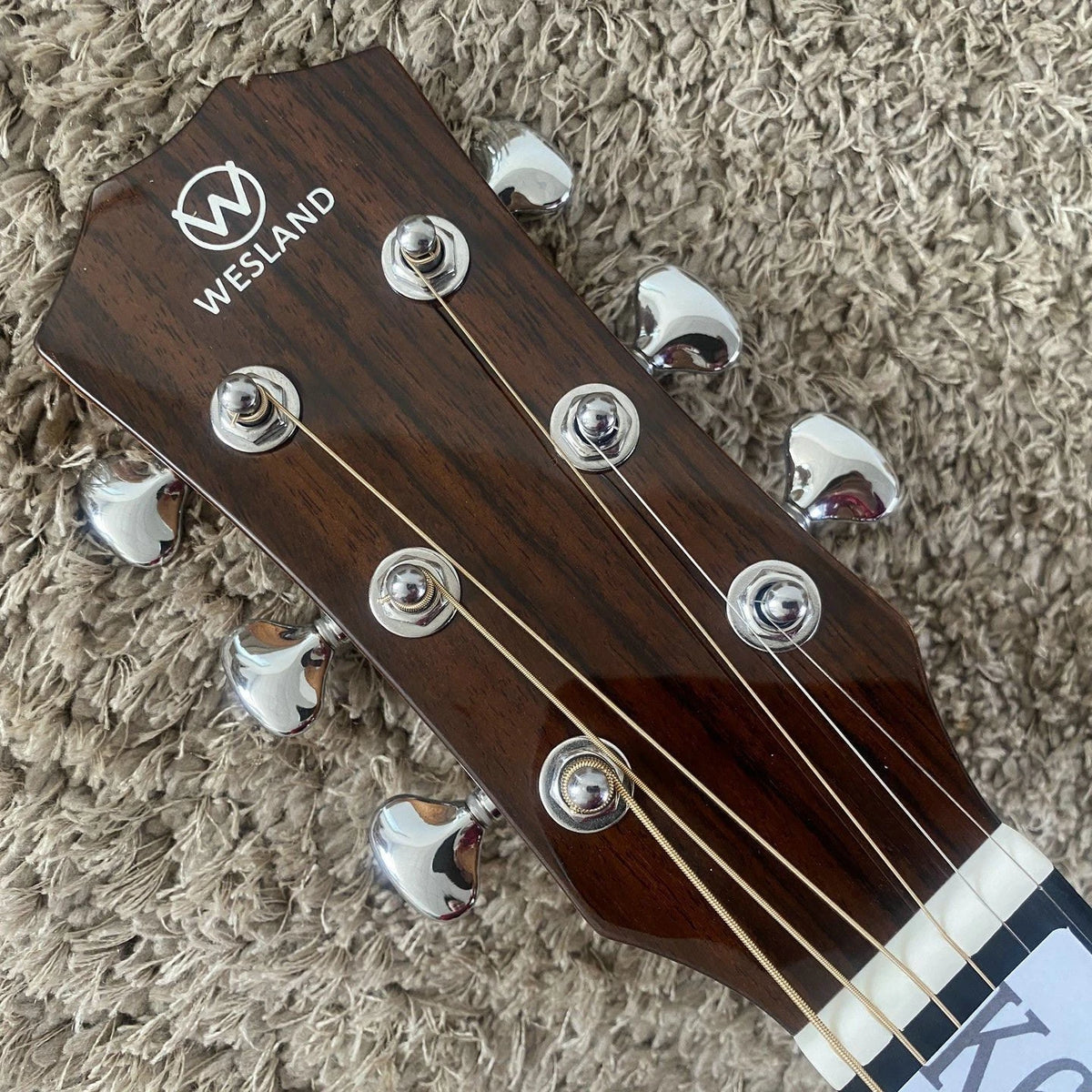 36-Inch Acoustic Guitar, Spruce Top, Flame-Okoume Body