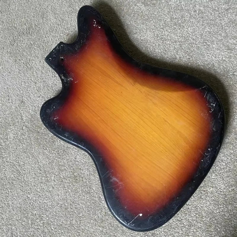 Sunburst Guitar DIY Project Alder Wood Body Fit Jazzmaster