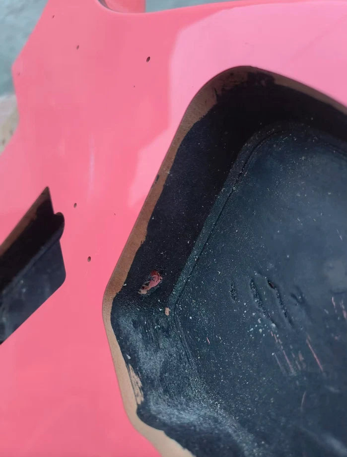 DIY Project Glossy Pink Bass Guitar Body