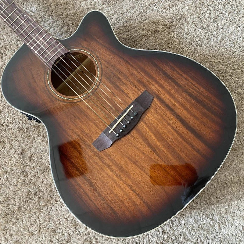 40" Mahogany Top Acoustic Guitar, Mahogany Sides Body Rosewood Fingerboard Neck