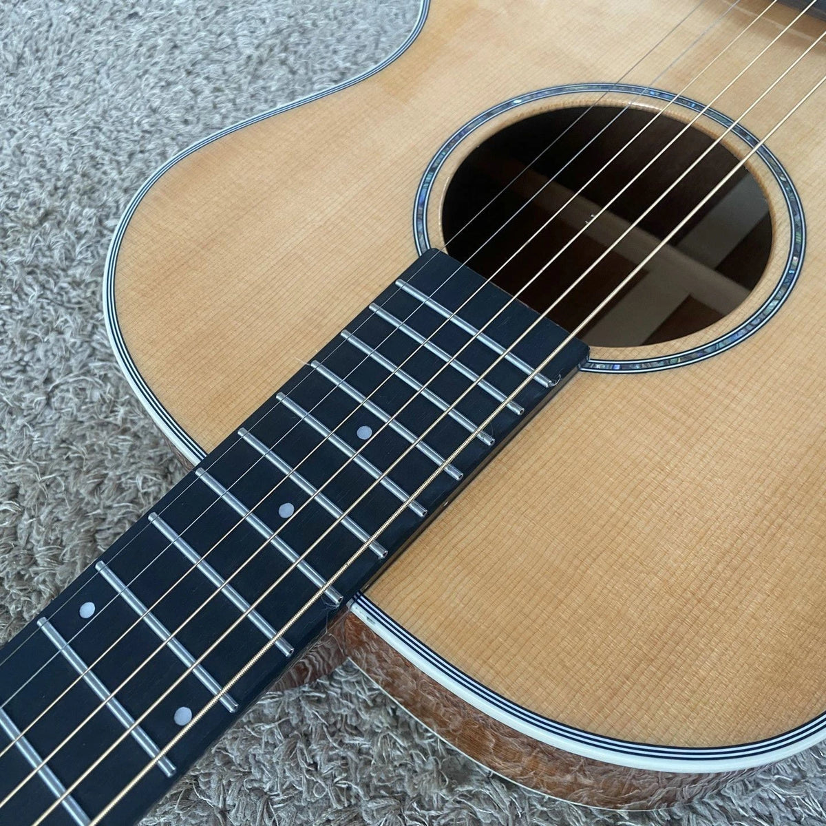 36-Inch Acoustic Guitar, Spruce Top, Flame-Okoume Body