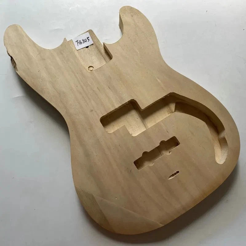 Unfinished Basswood 4/5 String Bass Body DIY Project