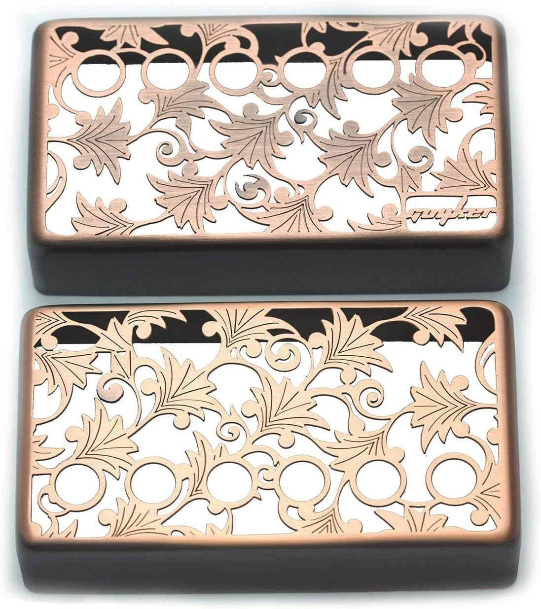2pcs Bronze Guitar Humbucker Pickup Covers 50/52MM Fit Les Paul LP SG ES
