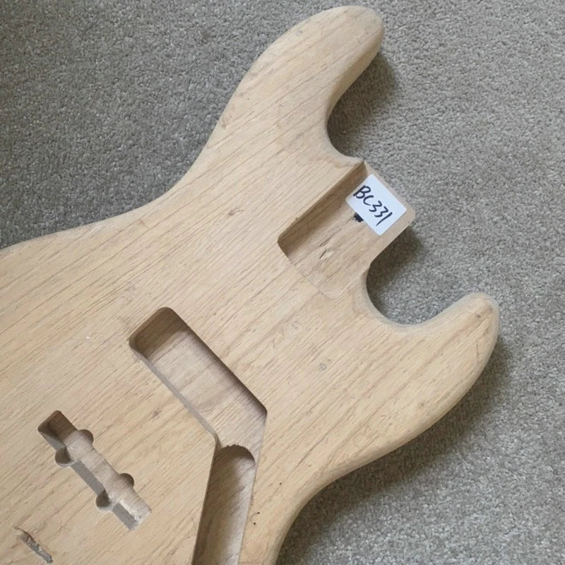 Ash Wood Bass Body in Glossy Finish Fit Jazz Bass