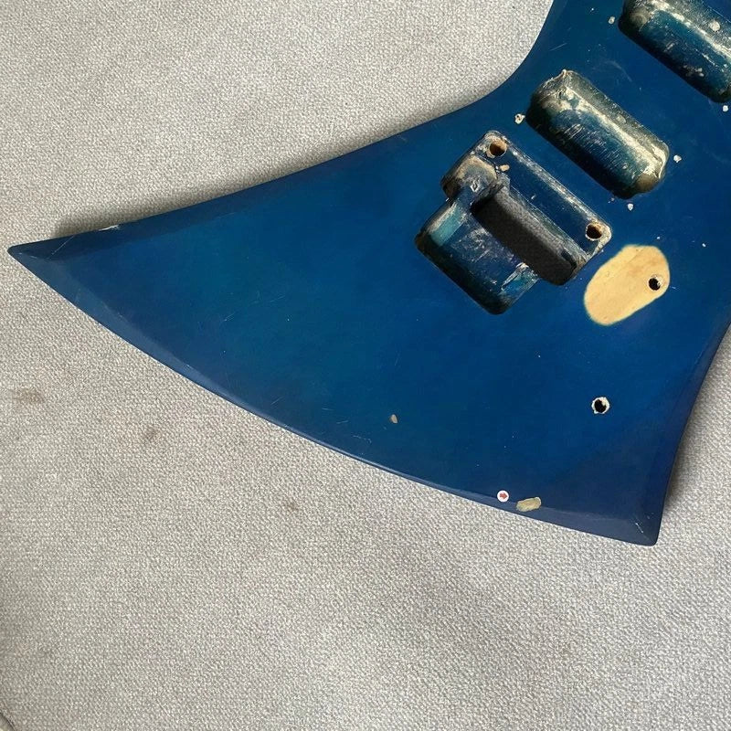 Blue Mahogany Wood JS Style Guitar Body