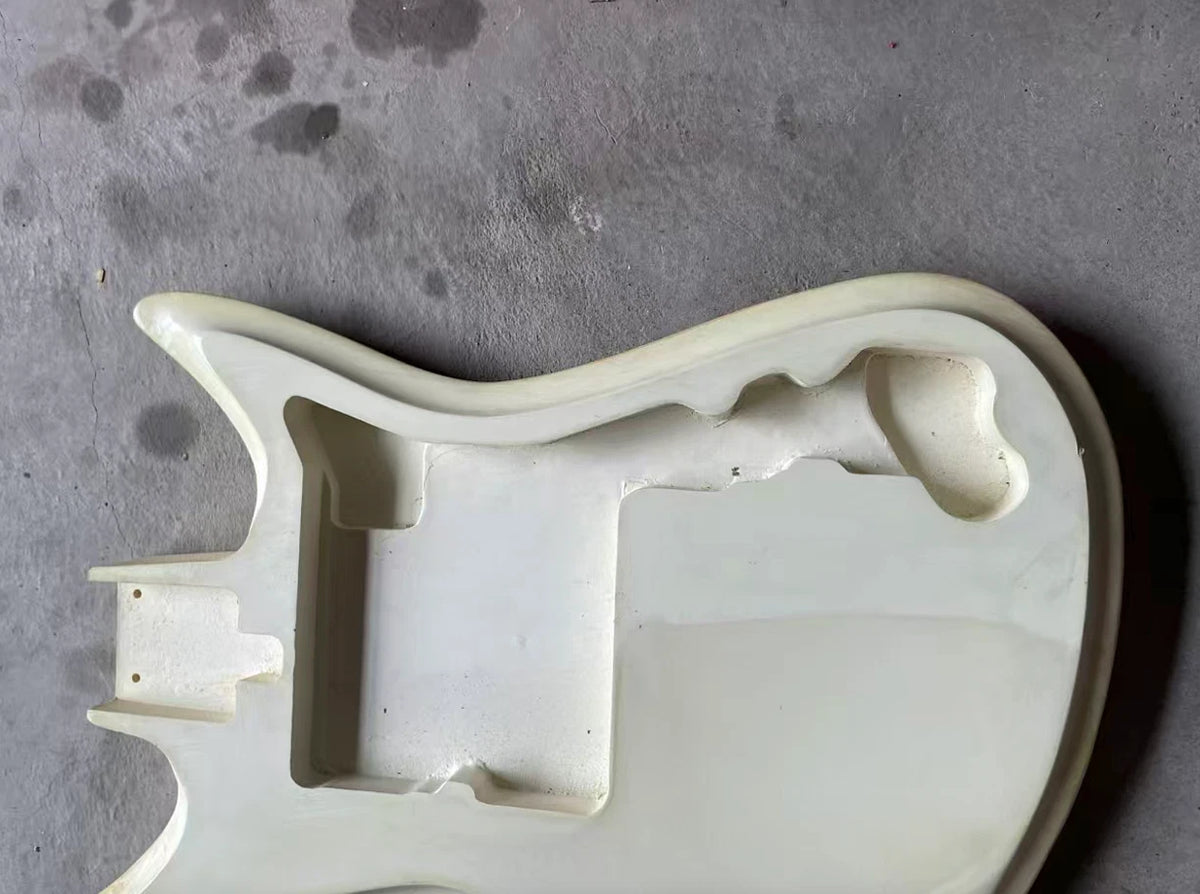 White Guitar DIY Project Body Fit Teisco Sharkfin
