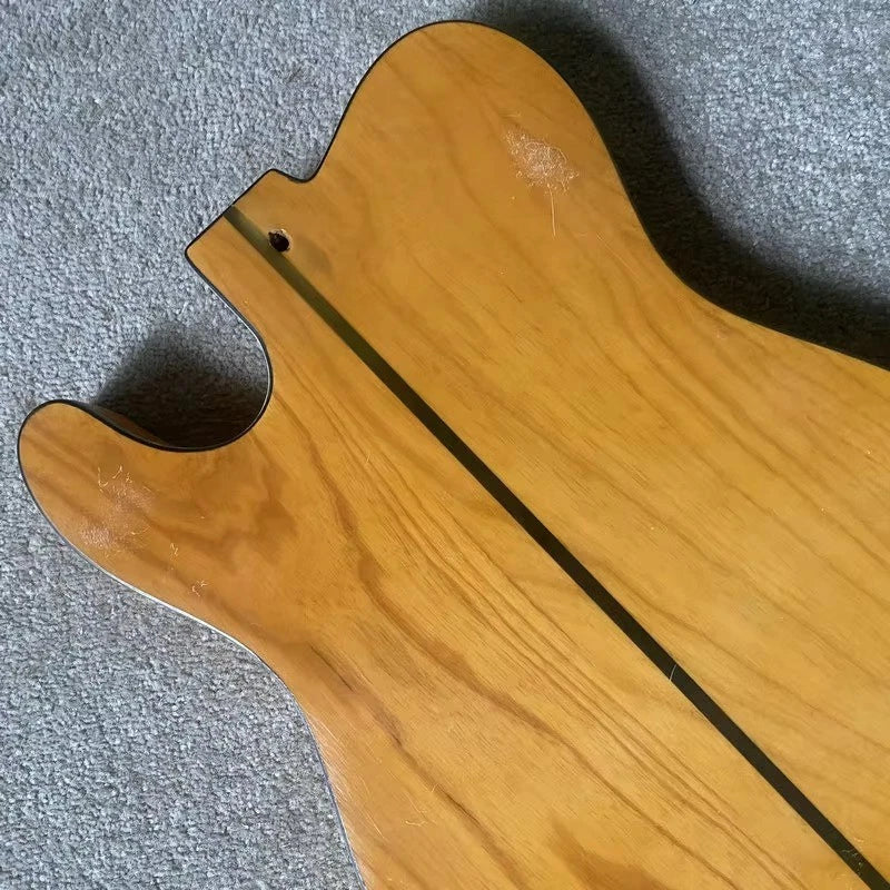 Solid Ash Guitar Body with Maple Top Fit Tele TL
