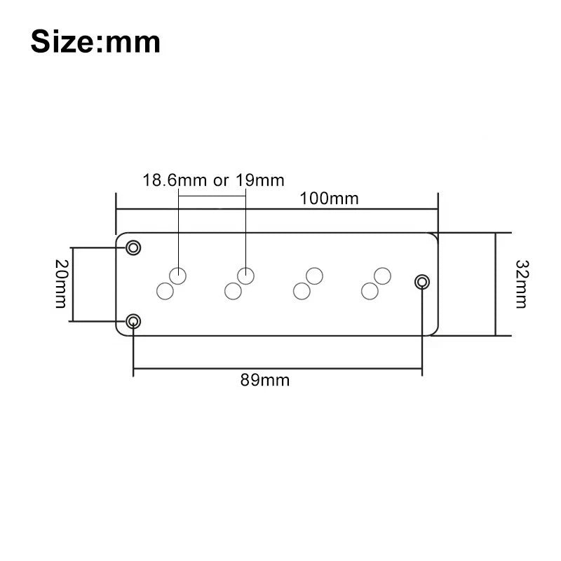 4 String Bass Guitar Soapbar Pickups Fit Schecter,Washb<wbr/>urn,Peavey,Iba<wbr/>nez,Cort