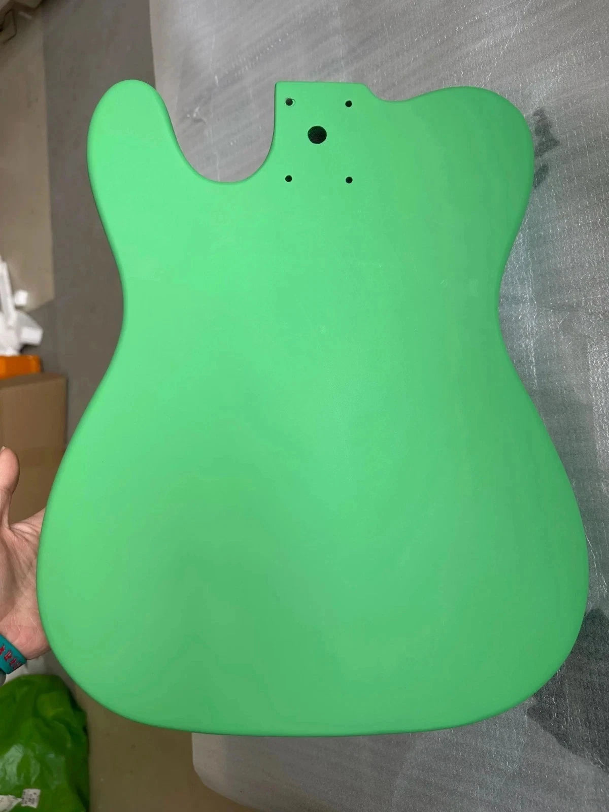 Light Green Guitar Paulownia Wood Body Fit TL Tele