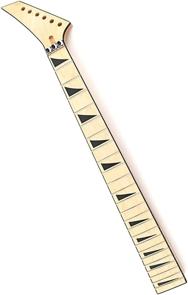 Reversed Head Guitar Maple Wood Neck, 24 Frets Fingerboard