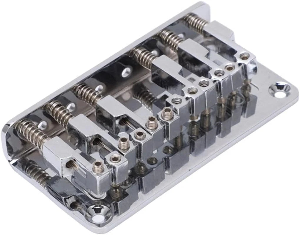 78mm Chrome Top Mount Guitar Fixed Hardtail Bridge