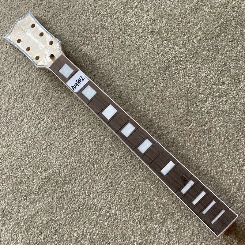 Maple Wood Guitar Neck, Rosewood 22 Frets Fingerboard DIY