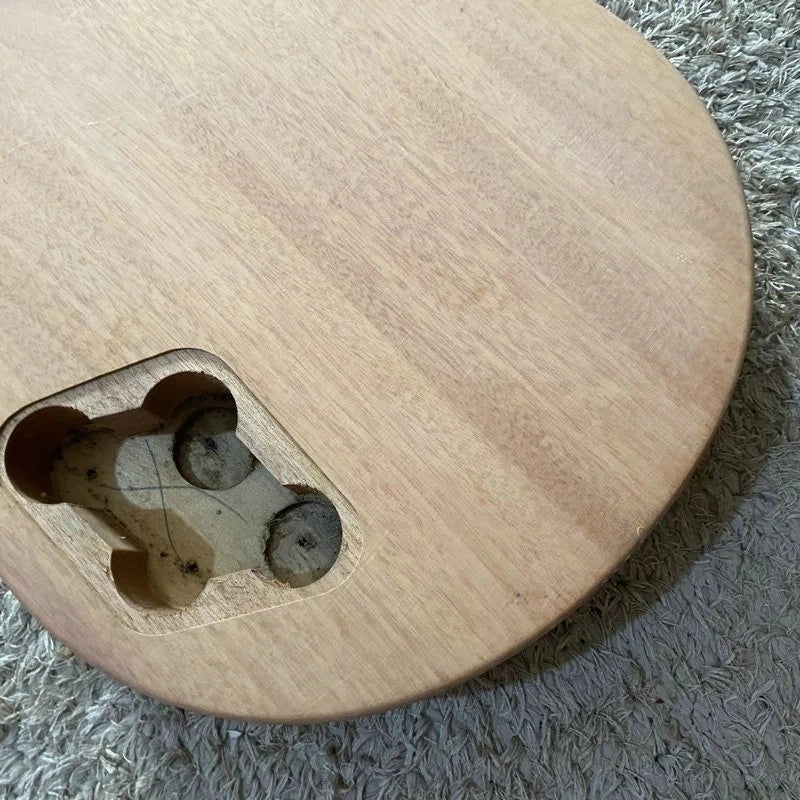 Tiger Maple Guitar Body with Mahogany Neck, Rosewood Fingerboard