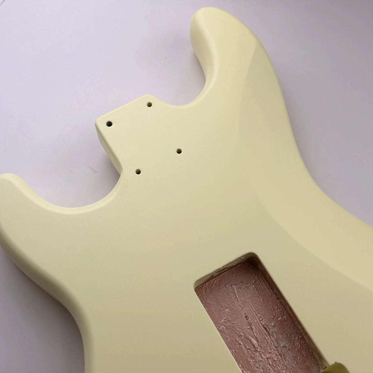 Vintage Yellow Alder Guitar Body Fit ST