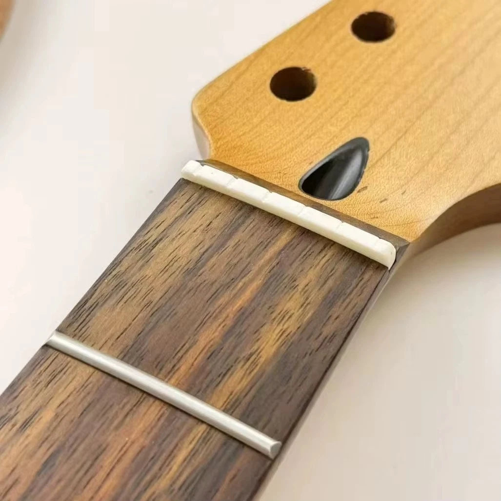 Roasted Maple Guitar Neck, Rosewood Fingerboard