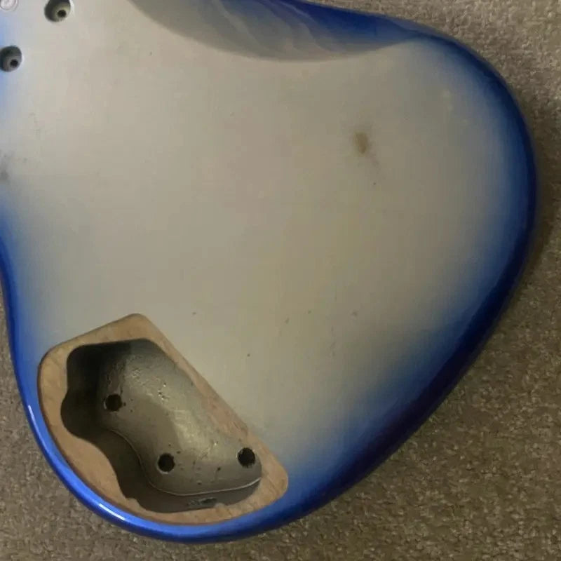 Blue Burst 4 String Bass Basswood Body