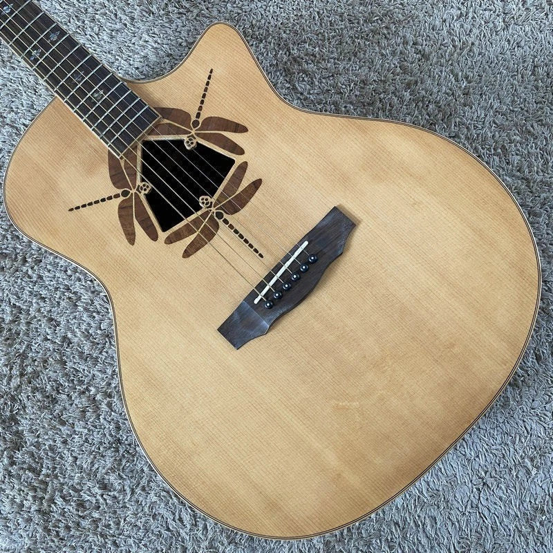 Imma 41-Inch Spruce &amp; Rosewood Folk Acoustic Guitar