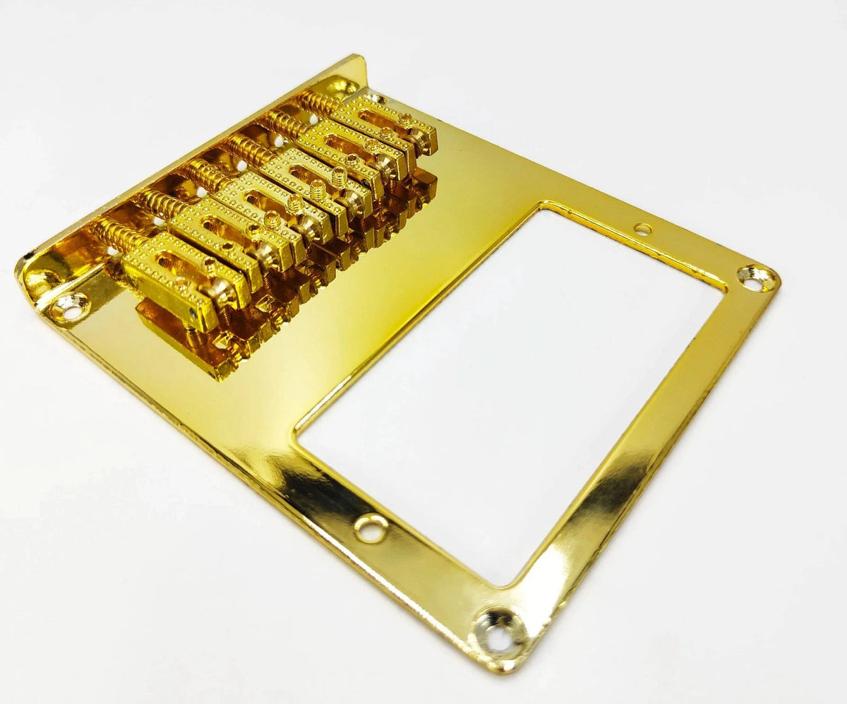 Gold Roller Saddles Guitar Humbucker Tele Bridge Fit Telecaster TL