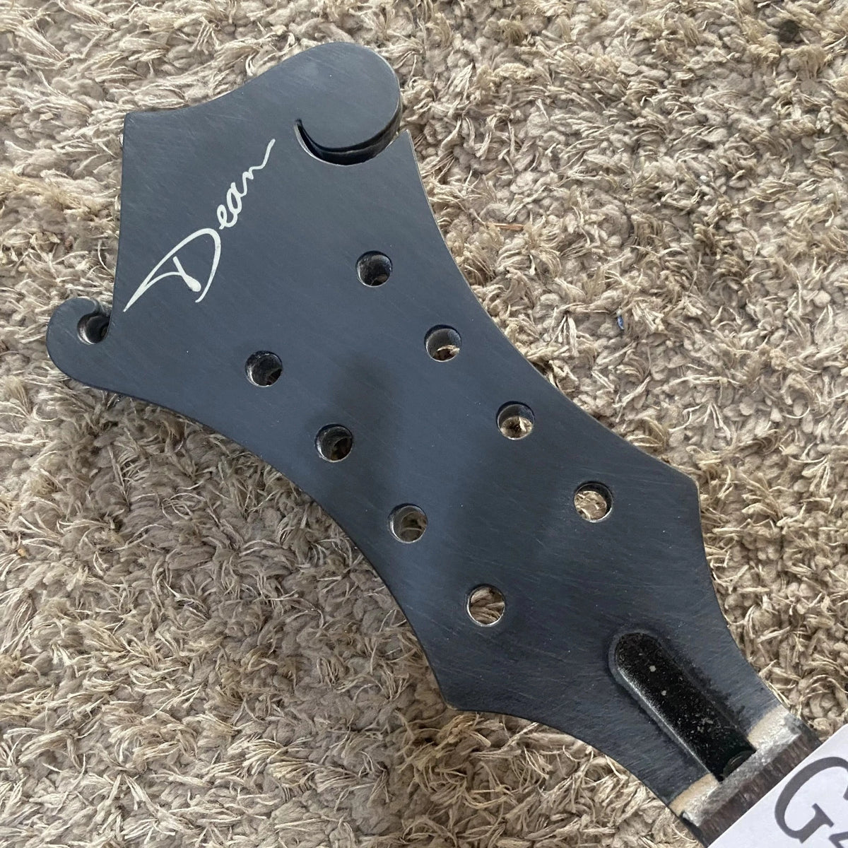 F Style 8 String Mandolin Body, Matte Black, No Frets