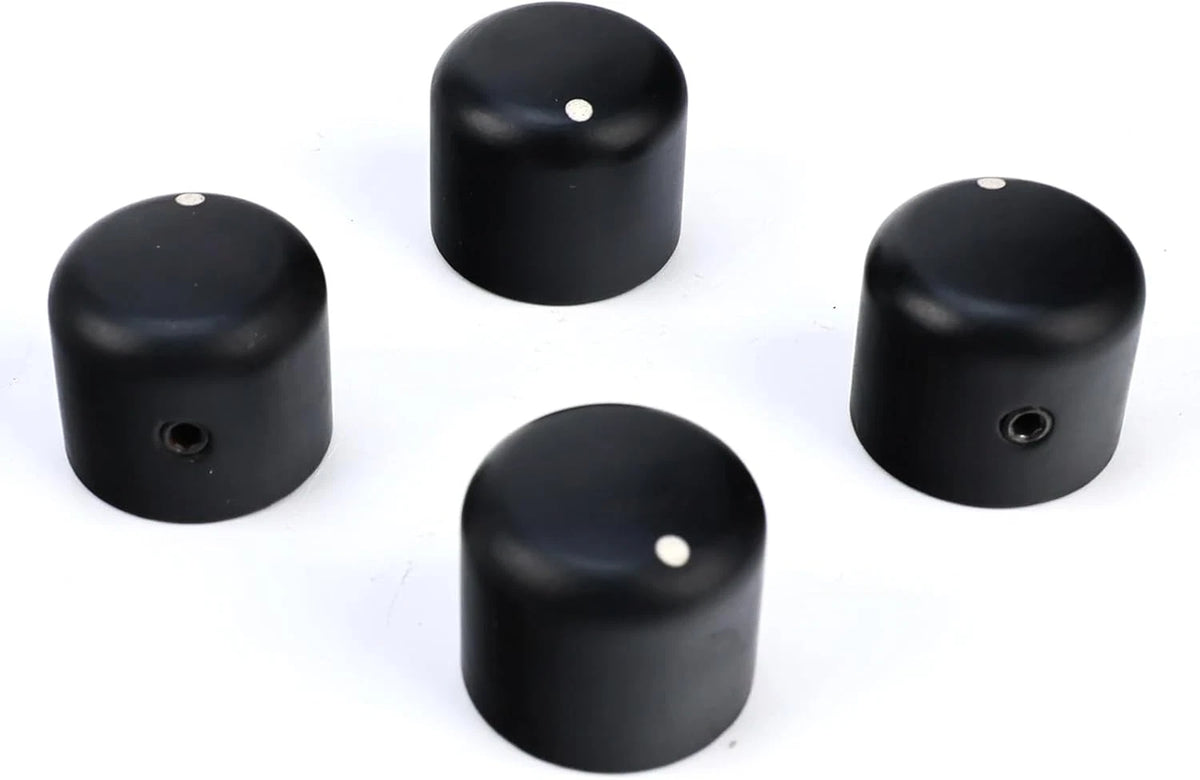 4pcs Ebony Guitar and Bass Knobs Fit Schecter,Dean,<wbr/>Jackson,ESP LTD,Washburn,C<wbr/>ort